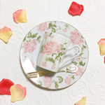上品なピオニーの食器セット♡ピンク