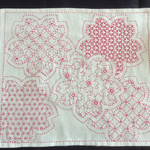 刺し子＊花ふきん《桜》