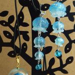 青い海月のゆらゆらアクセサリーセット♪