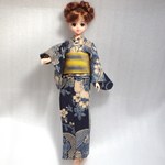 ■sami様専用■ ジェニー　浴衣　藍染め風・花柄