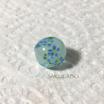 ワスレナグサのとんぼ玉