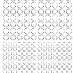 WW.001時計文字盤18.13mm　黒 　A4 .　レジン用
