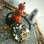 ヘアゴム＊猫散歩×ハロウィン①