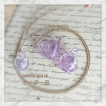 オーダー品＊氷のアロマ＊香るペンダント＊amethyst