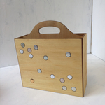 かわいいタイルのマガジンラック