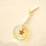 ｸﾞﾗﾃﾞｰｼｮﾝ　ﾘﾝｸﾞSTAR　イヤホンアクセ