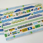 〈ﾗﾝﾁｮﾝﾏｯﾄ〉約25×35㎝  電車柄 入学入園準備☆