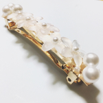 flowerバレッタ(white)
