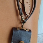革🐮の付箋紙カバー(ストラップ付き)👜💛