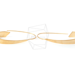 ERG-520-MG【2個入り】バンドフックピアス,Thick Band Hoop Earring Post