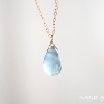 14kgf フローライトエメラルドグリーン 天然石ネックレス 送料無料