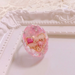 ドライフラワーのハンドメイドリング