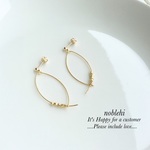 new!!2017【noblehi】metal leaf ピアス/ノンホールイヤリング＊受注製作＊