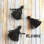  新作【数量限定品】black ribbonyarn tassel 