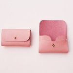 ✻　名刺入れ　カードケース　✻ 　牛革　✻　桜ピンク色　✻　　✻144✻ 　