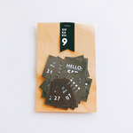 ■SIMPLE!SHIKAKU!　日付シール*9月■