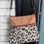 ブラウン帆布☆ショルダーバック