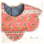 【再販3】パイナップルbib✴︎リバーシブル✴︎ピンク