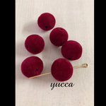 フロッキー ベルベット レッド  14mm