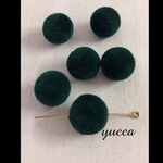 フロッキー ベルベット グリーン 14mm