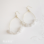 フープピアス～ムーンストーン～