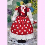 22㎝ doll　②苺のワンピース