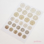 魔法陣2　箔押し・金　レジン封入用フィルム
