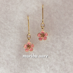 忘れな草 ピンク ピアス/イヤリング/ノンホールピアス
