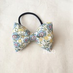 新作！！liberty リバティ☆ふわもこリボンのヘアゴム