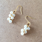 【再販】ツイストリングパールピアス