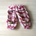 送料無料*25cm*布ぞうり*ピンク系*【訳あり品】
