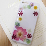 iphone　押し花ケース【akane0625さまオーダー品 】