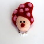 ColorfulObachan(あかねさん)ブローチ