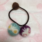 北欧風 ちょうちょのヘアゴム（送料込み）