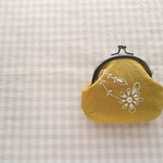 レディーのがま口petit  ye　*お花 ピーコック*