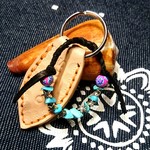 uki様オーダー品！名前入りキーホルダーとターコイズアクセサリーのコンビネーション