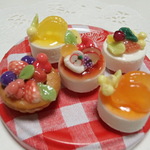 ミニケーキのマグネット①5個セット