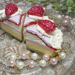 ゆめいろカラーのモンブランタルト バッグチャーム