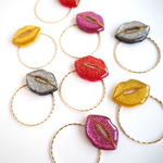 ●再販売●【2way】 Glittering Lips♡イヤリング
