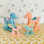 ミニミニチュアロッキングホース2色セット