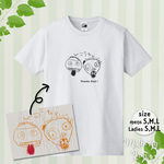 おえかきTシャツ★お子様の絵をTシャツに★ホワイト メンズSMLレディースSML　敬老の日