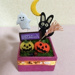 ちりめん細工・ハッピーハロウィン飾り   (2)