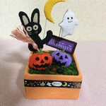 ちりめん細工・ハッピーハロウィン飾り   (4)