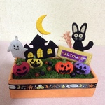 ちりめん細工・ハッピーハロウィン飾り   (5)