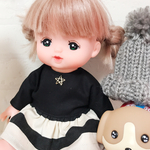 星チャームのボーダーワンピース メルちゃん
