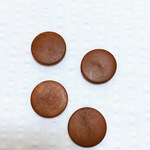 【4個】ウッドコイン約24mm