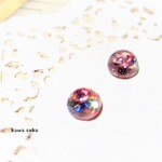 ステンレス　antique color nostalgia　/　樹脂ピアス　樹脂ノンホールピアス