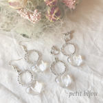 シルバー×ハートピアス イヤリング