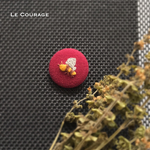 ◯シンプル◯蜜蜂の刺繍ブローチ