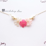 秋桜のネックレス